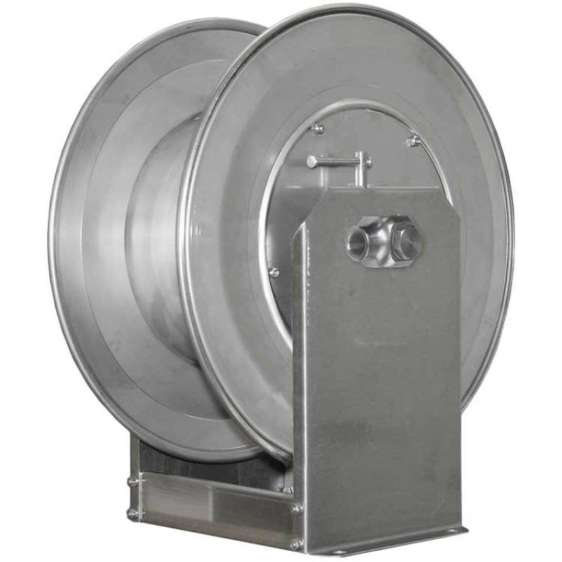 RVS - Handmatig -  slanghaspel 60 mtr - 3/4 F